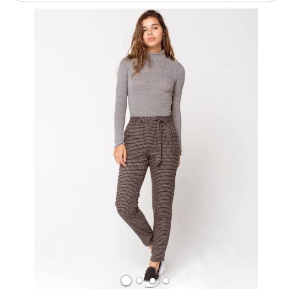 Sky and Sparrow Knit Tie Waist Pants